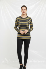 ESM WOMENS STRIPED FULL SLEEVE T SHIRT
