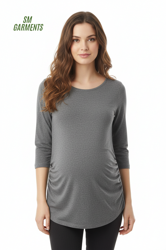 NEW LOOK MATERNITY WOMEN BASIC FULL SLEEVES T-SHIRT