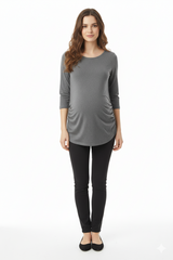 NEW LOOK MATERNITY WOMEN BASIC FULL SLEEVES T-SHIRT