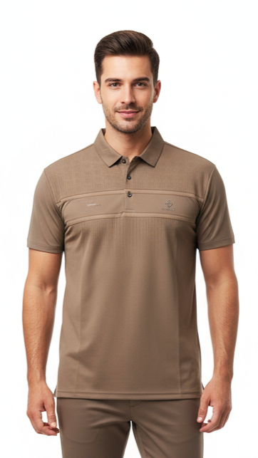 CALMAN CASUALWEAR Mens Dri Fit Performance Polo T Shirt