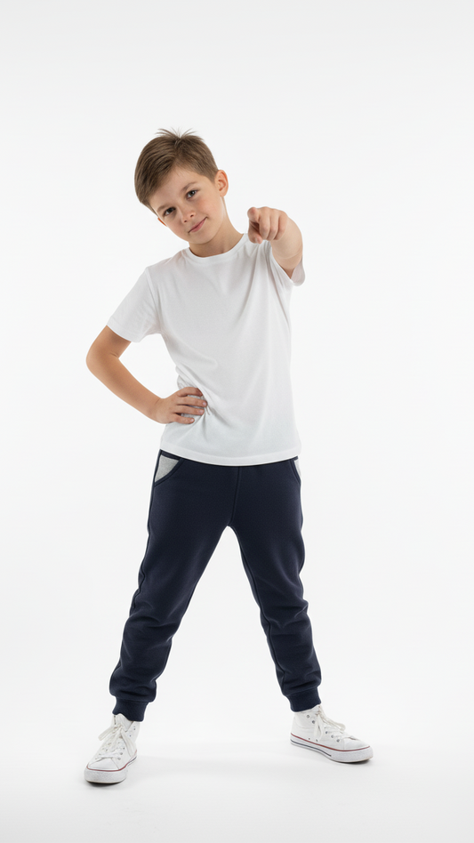 BLUE SEVEN BOYS NAVY BLUE JOGGER TROUSER