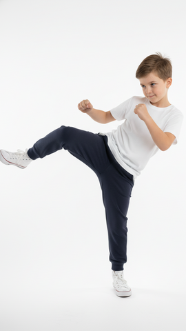 BLUE SEVEN BOYS NAVY BLUE JOGGER TROUSER