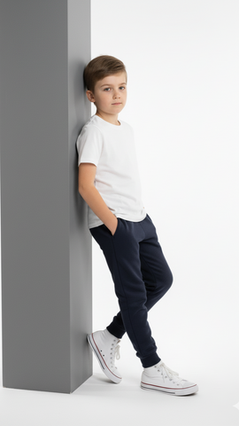 BLUE SEVEN BOYS NAVY BLUE JOGGER TROUSER