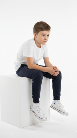 BLUE SEVEN BOYS NAVY BLUE JOGGER TROUSER