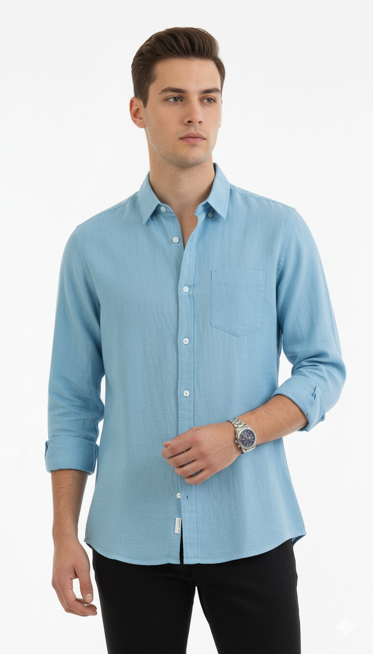 JACHS NEW YORK MENS LINEN SHIRT