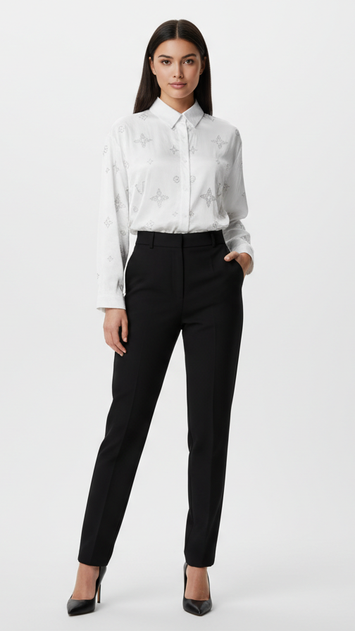 Womens Collared Blouse