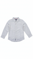 مائی چیکو کڈز بیسک وائٹ لینن شرٹ