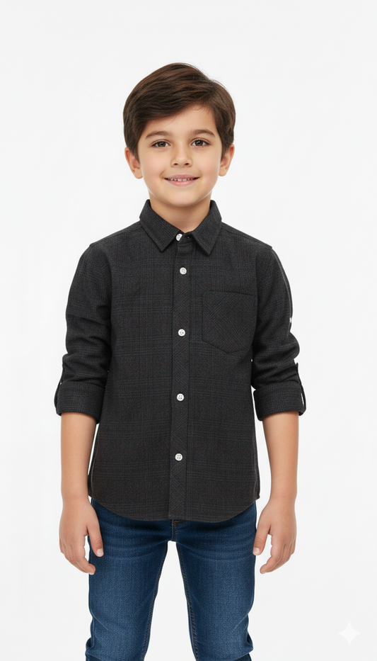 MY CHICCO KIDS CHECKERED SHIRT WITH POCKET