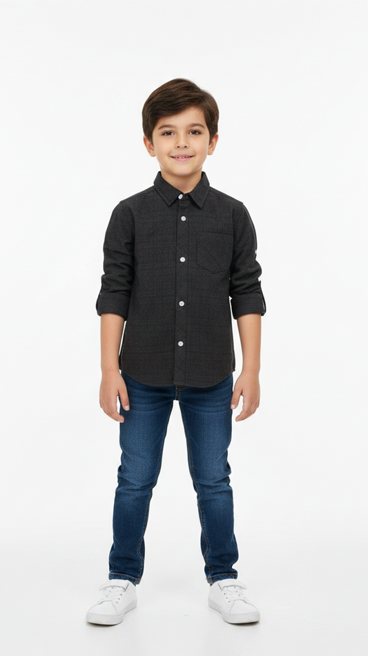MY CHICCO KIDS CHECKERED SHIRT WITH POCKET