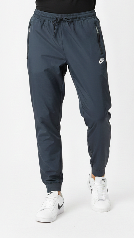 NK Mens Lightweight Activewear Jogger Trousers with Zip Pocket
