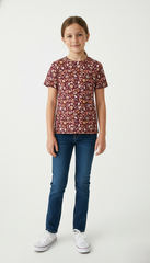 NAME IT Girls Floral Printed Tee