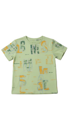 M&S Girls Metallic Print T Shirt