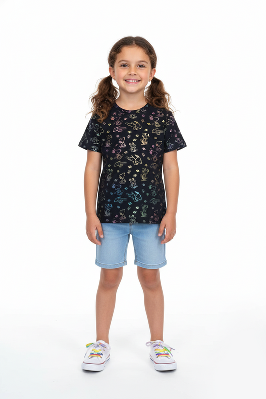Girls Cotton T-Shirt