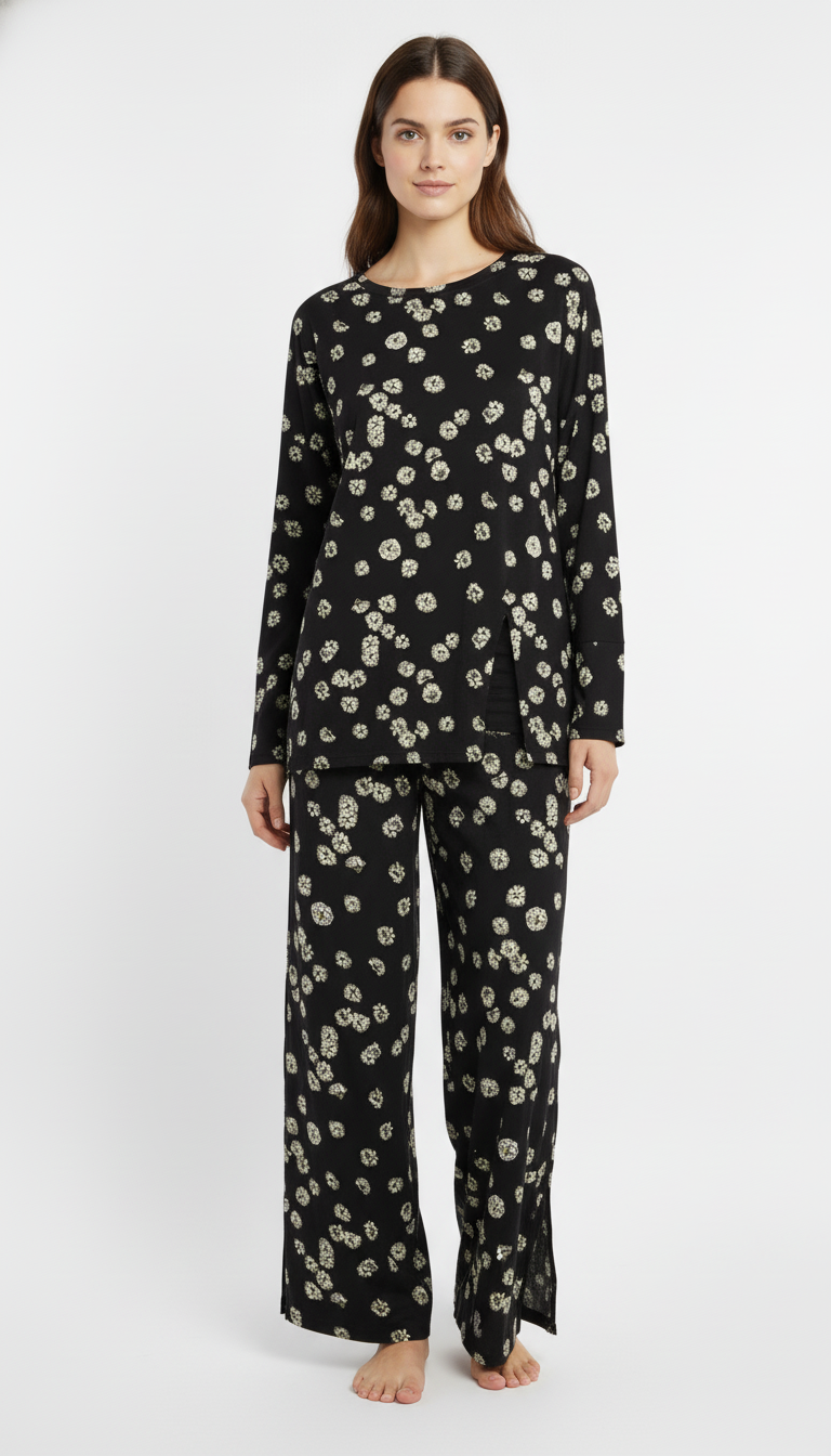 SPF WOMEN FLORAL PYJAMAS SUIT