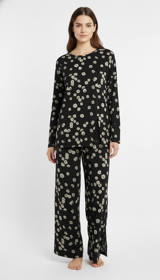 SPF WOMEN FLORAL PYJAMAS SUIT