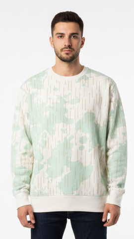 JIBERISH MENS PRINTED SWEATSHIRT