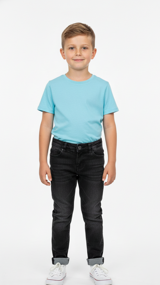 MINOTI BOYS DARK CHARCOAL BLACK DENIM JEANS