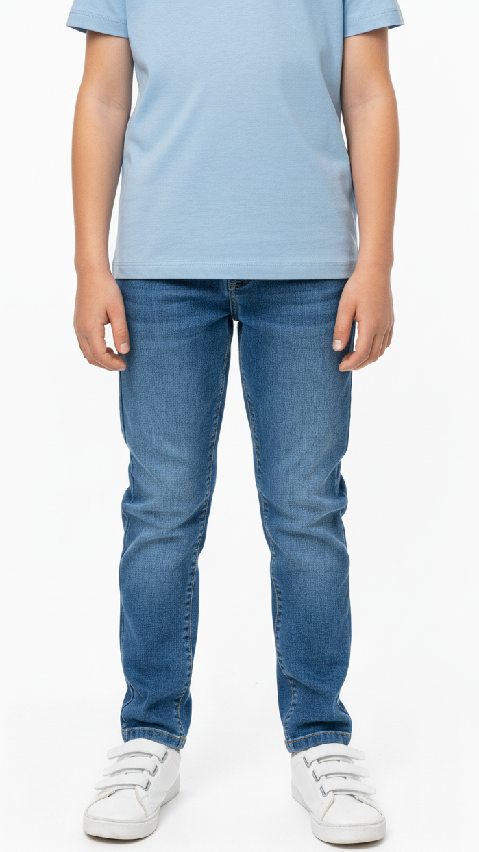 MINOTI BOYS MEDIUM BLUE WASH JEANS