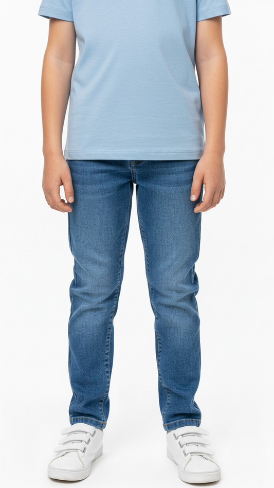 MINOTI BOYS MEDIUM BLUE WASH JEANS