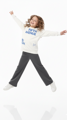 ZR GIRLS Set of sweatshirt with lettering and leggings Flare
