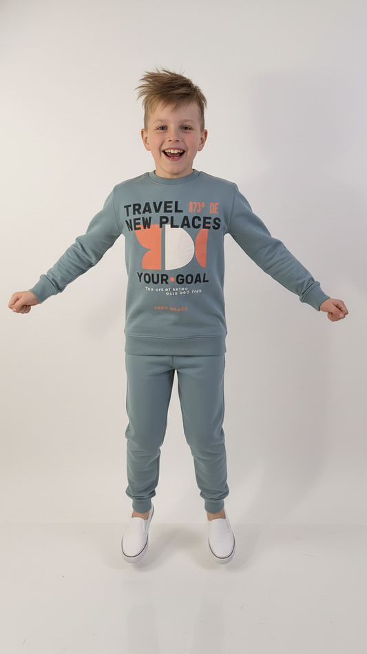 LEFTIES BOYS SWEATSHIRT AND JOGGER SET