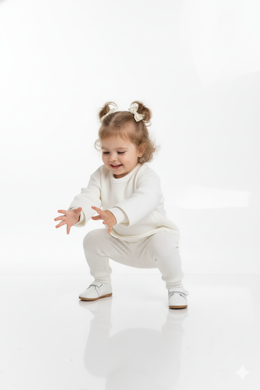 LEFTIES Girls Ribbed sweatshirt and leggings