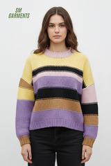 WOMENS COLORFULL SWEATER