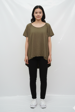 WOMEN BASIC HALF SLEEVES T-SHIRT