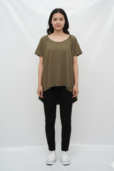 WOMEN BASIC HALF SLEEVES T-SHIRT