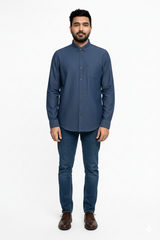 MENS Chambray Button Down Shirt