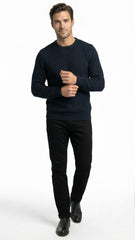 TERRANOVA Mens Blue Navy Mglia Pullover