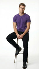 STARTING POINT Mens Basic Crewneck T-Shirt