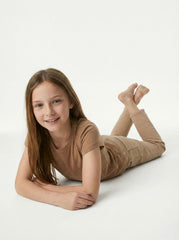 LC WAIKIKI Girls Tiny Hearts Printed Tee