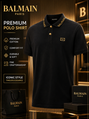BALMAIN Paris Signature Polo