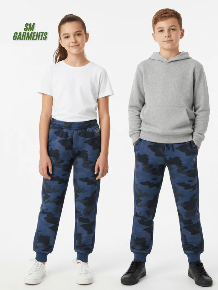 ROAD WEAR KIDS CEMOFLAGE TROUSER (BLUE)