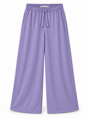 Women’s Imported OYSHO Lavender Wide Leg Drawstring Trousers