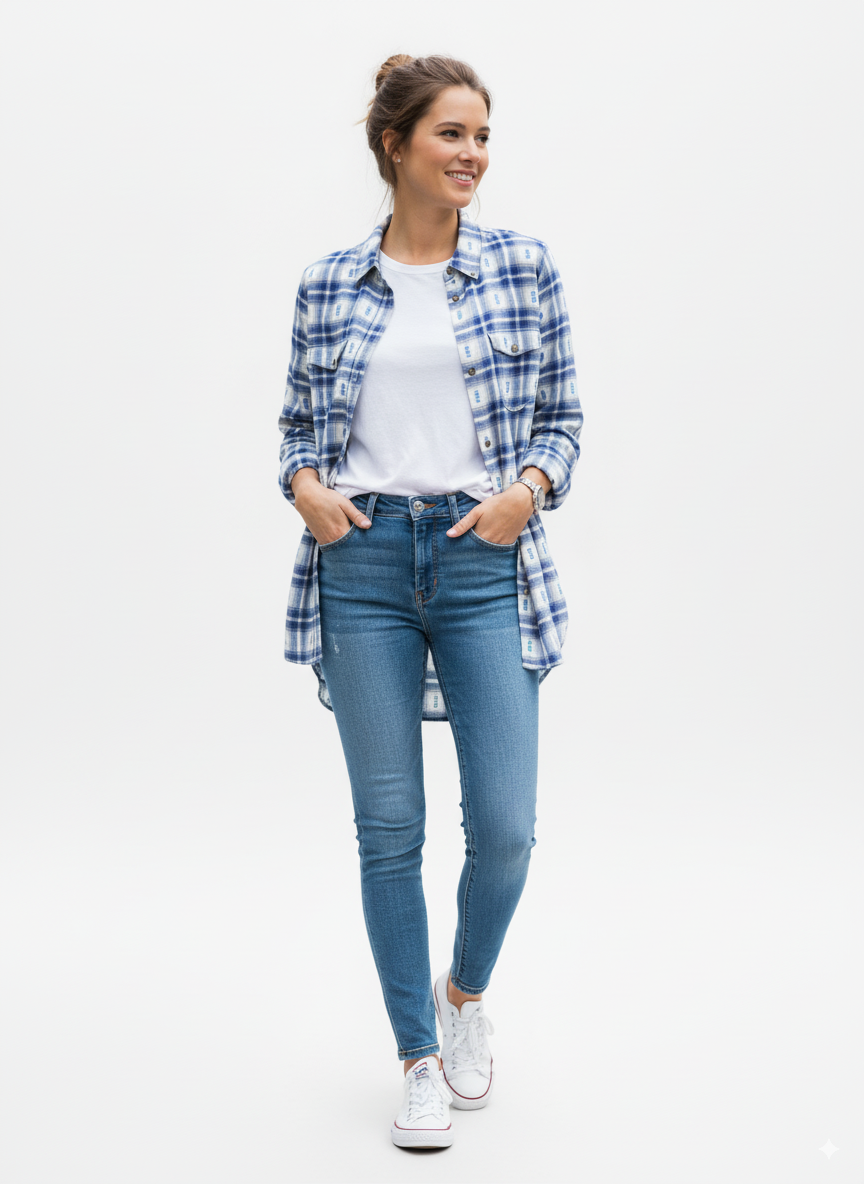 WOMENS CHECKED SHIRT