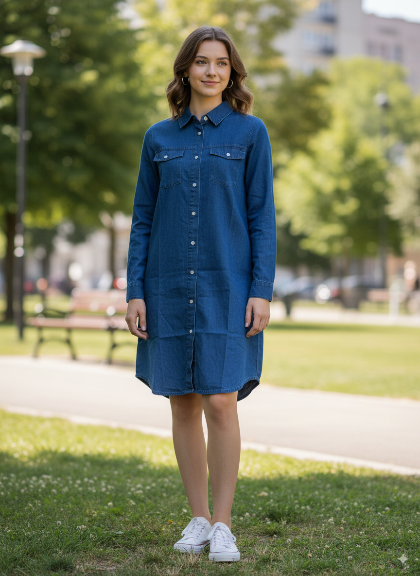 UP2FASHION WOMENS LONG SHIRT