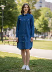UP2FASHION WOMENS LONG SHIRT