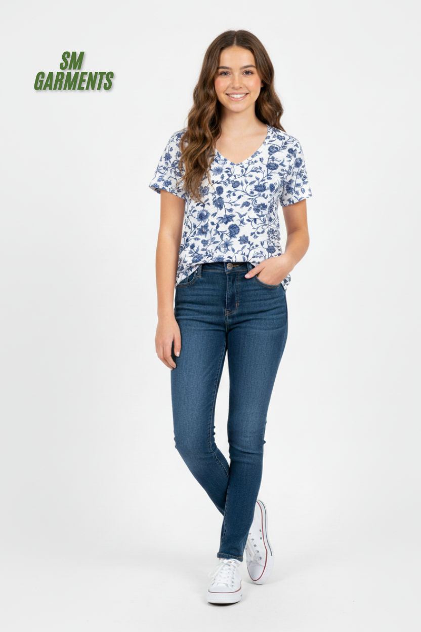 RIVERS WOMENS PRINTED T-SHIRT