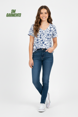 RIVERS WOMENS PRINTED T-SHIRT