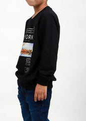 NEXT BLACK NEW YORK PRINTED SWEATSHIRT