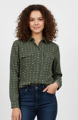 INFLUX PRINTED WOMENS SHIRT/TOP