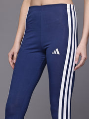 Women 3-Stripe Single Jersey Tights