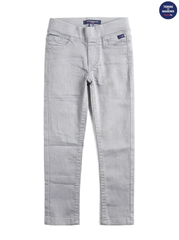 Girls' Soft Stretch Light Grey Jeggings – Terre de Marins Casual Wear