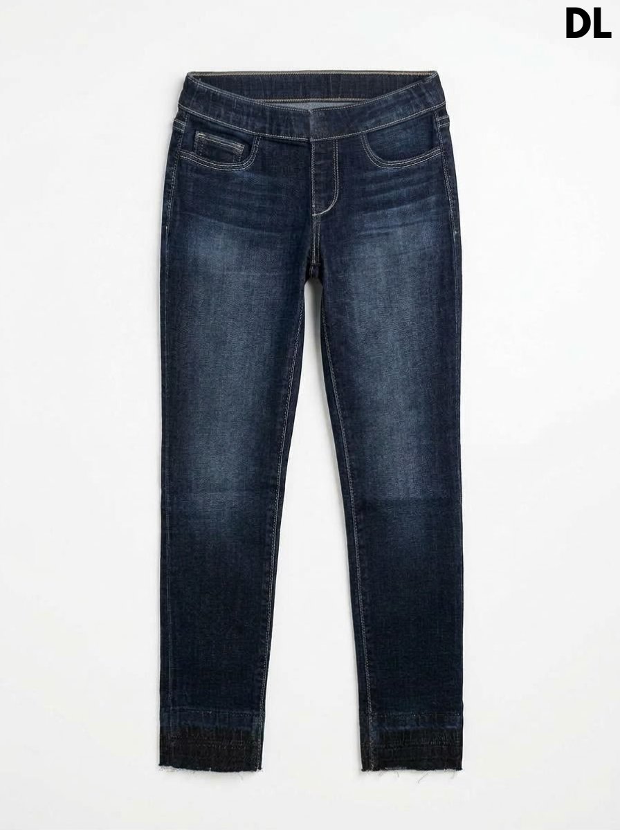 Girls' Soft Stretch Dark Wash Denim Jeggings