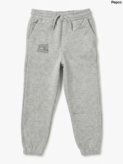Kids' Graphic Fleece Joggers - Heather Grey