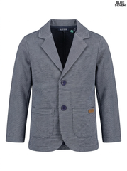 Boys' Textured Knit Blazer - Navy Blue