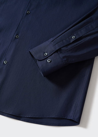 MNG Slim Fit Stretch Cotton Shirt