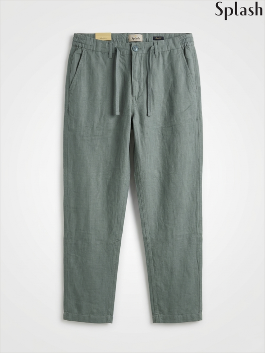Splash Relax Fit Linen Men Trouser